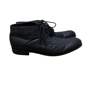 John Varvatos Star USA Sid Commuter Leather Chukka Boots Black Size 10